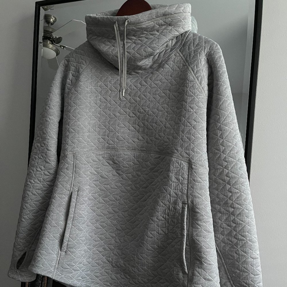 Marmot Women's Annie LS Top - quilted pullover grey - XL